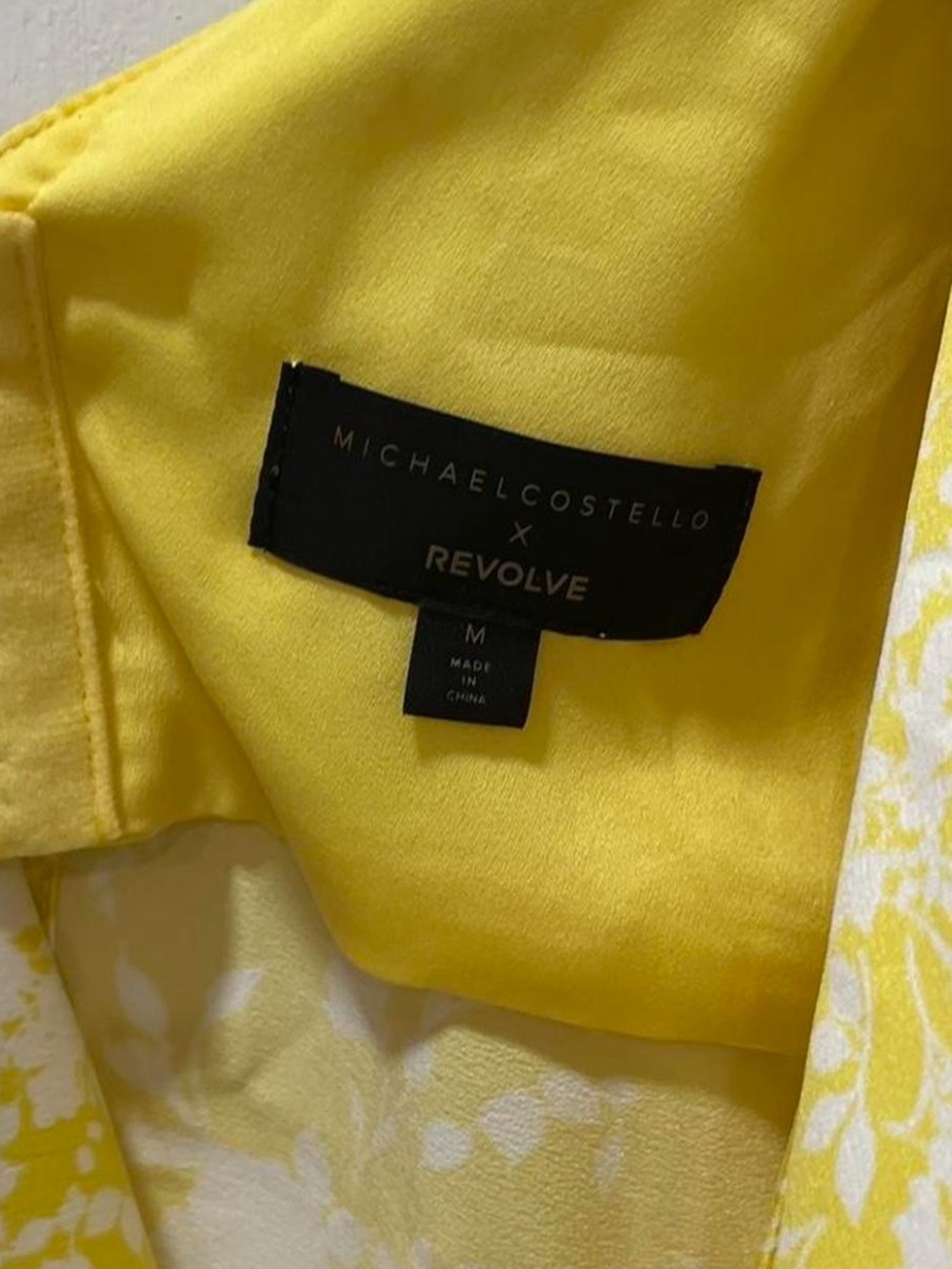 Yellow Floral Cutout Maxi Dress - Picture 4 of 4